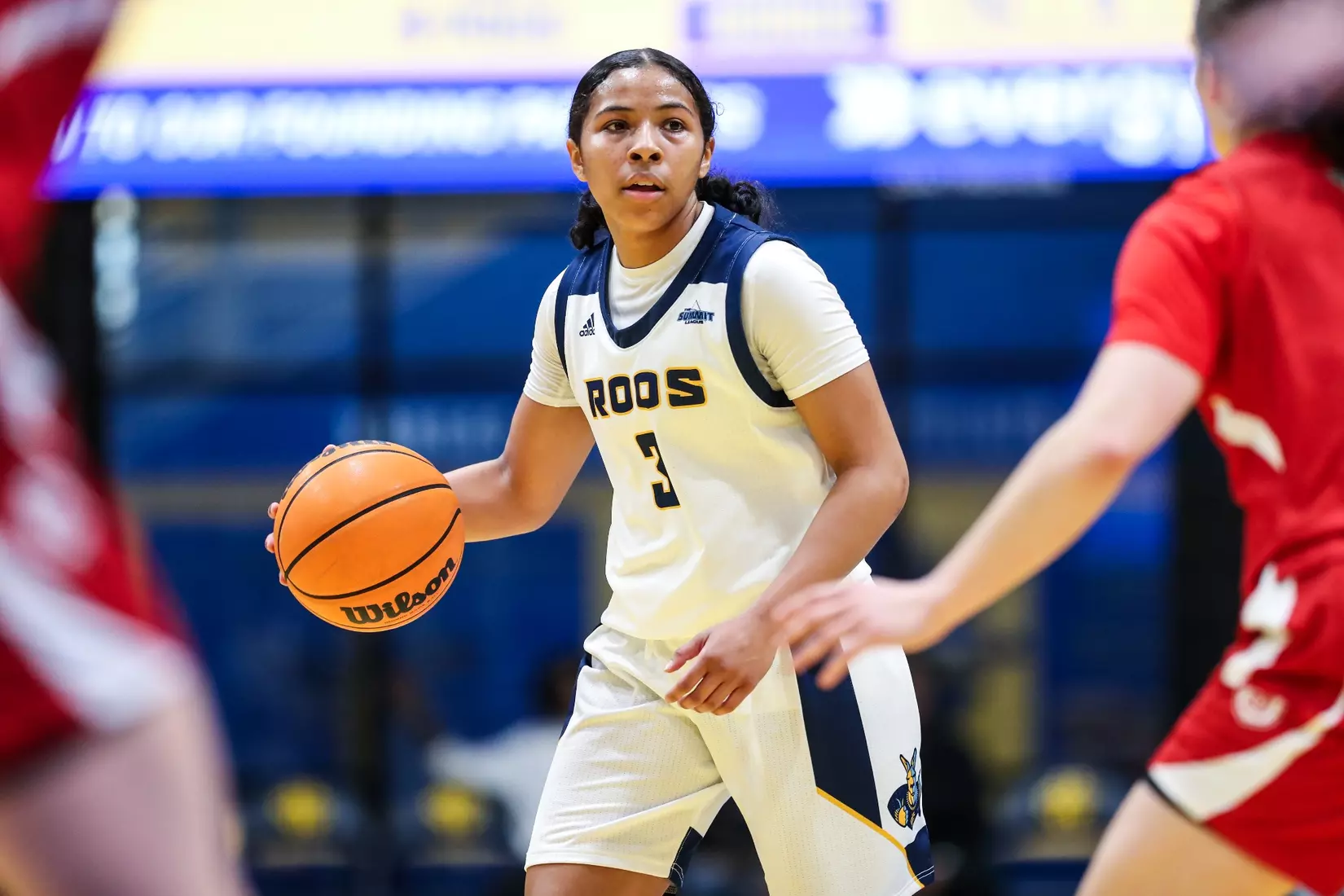 Kansas City Women's Basketball started the 2023-24 season off on a high note, defeating Bradley on Nov. 6, 2023.