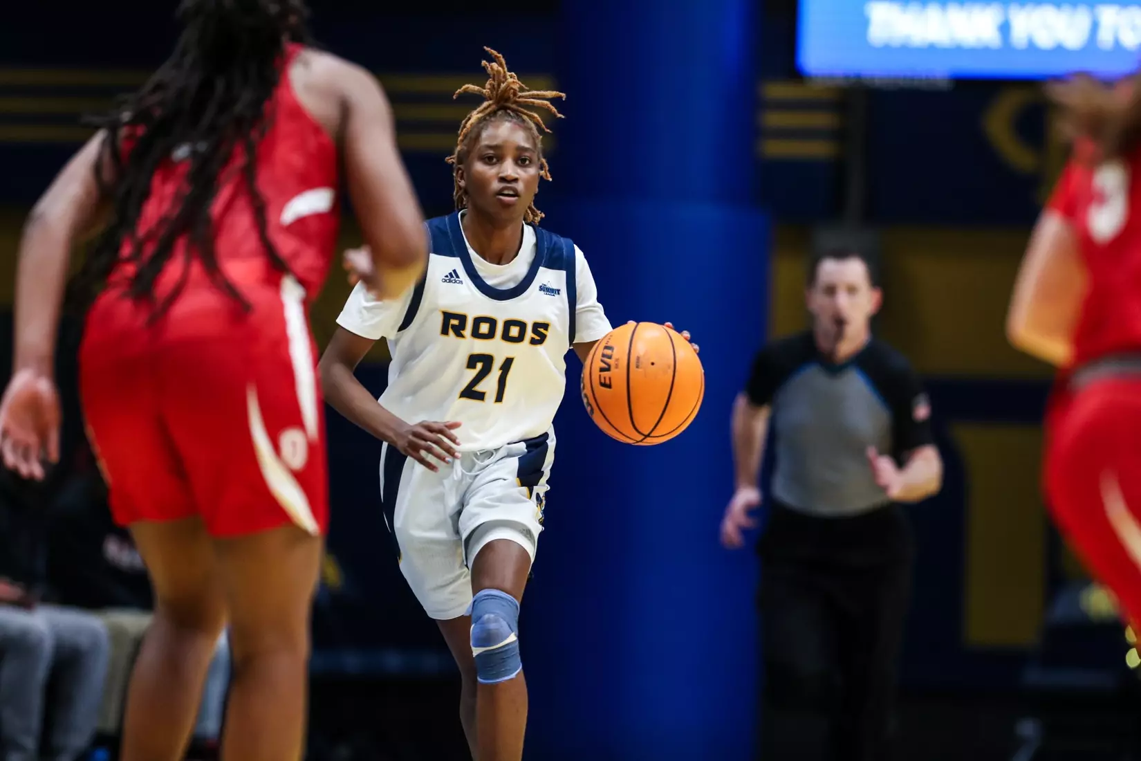 Kansas City Women's Basketball started the 2023-24 season off on a high note, defeating Bradley on Nov. 6, 2023.
