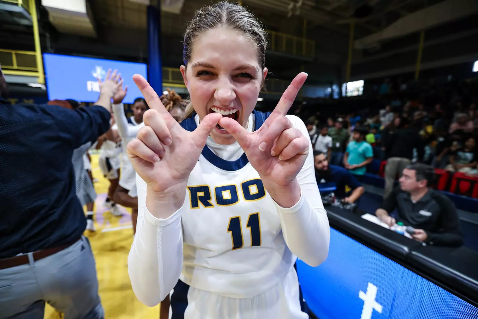 Kansas City Women's Basketball started the 2023-24 season off on a high note, defeating Bradley on Nov. 6, 2023.
