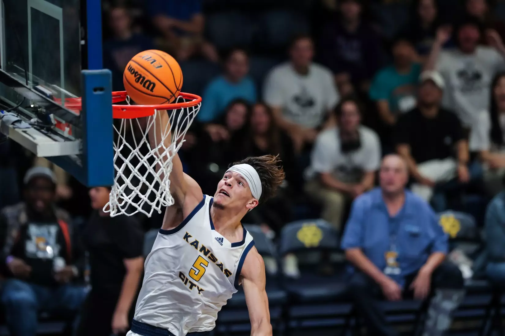 Kansas City Men's Basketball opened the 2023-24 season with a 79-48 home victory over Avila on Nov. 6, 2023.