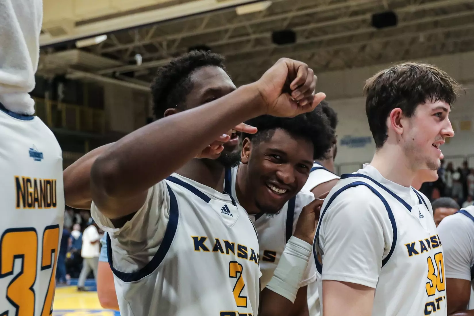 Kansas City Men's Basketball opened the 2023-24 season with a 79-48 home victory over Avila on Nov. 6, 2023.