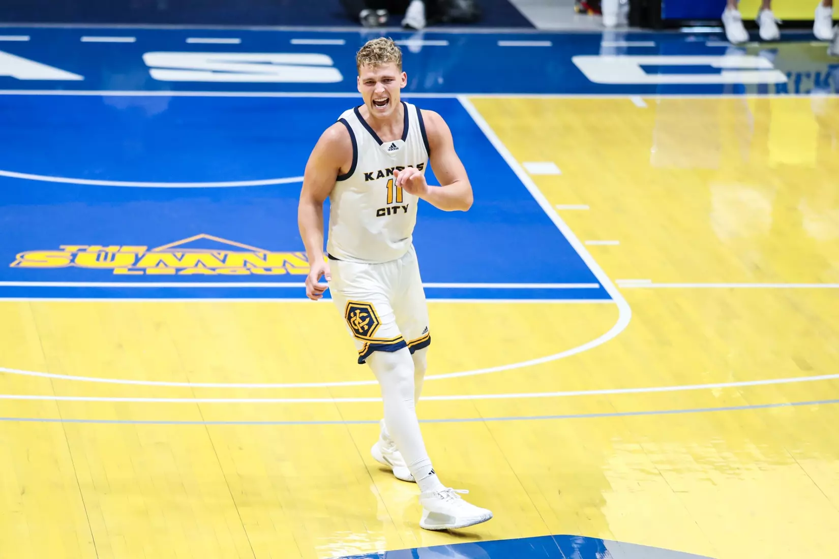 Kansas City Men's Basketball opened the 2023-24 season with a 79-48 home victory over Avila on Nov. 6, 2023.