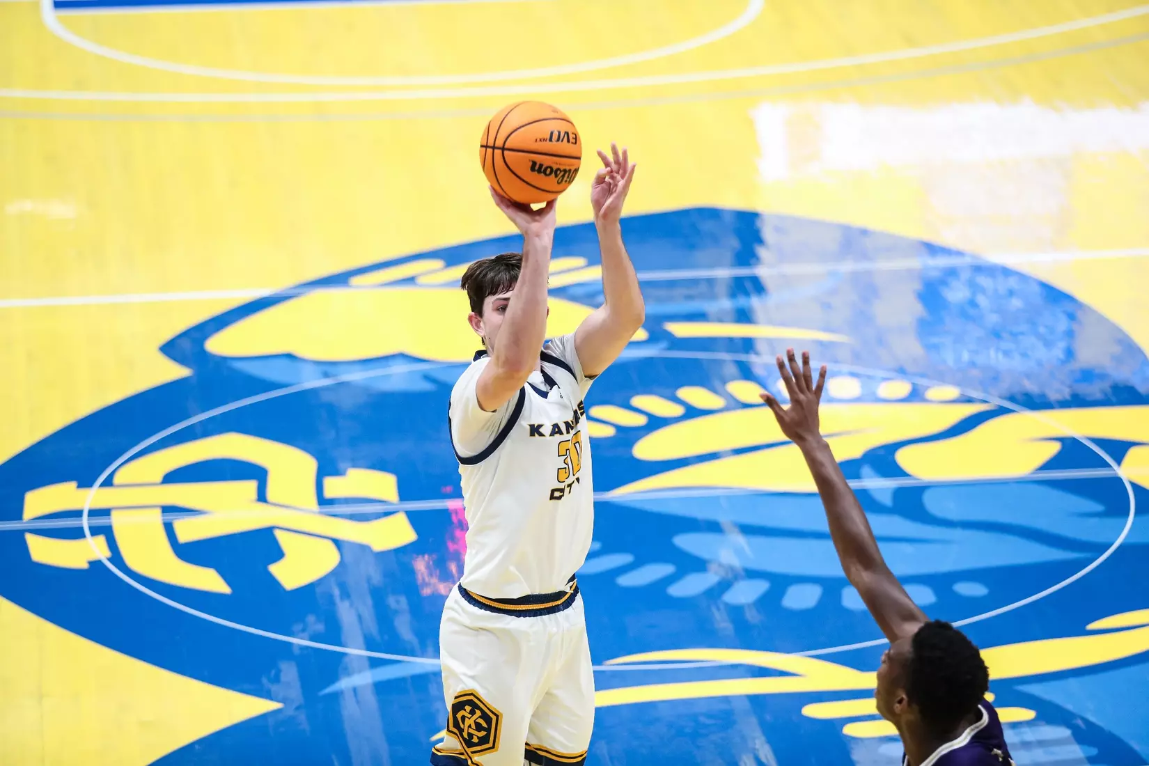 Kansas City Men's Basketball opened the 2023-24 season with a 79-48 home victory over Avila on Nov. 6, 2023.