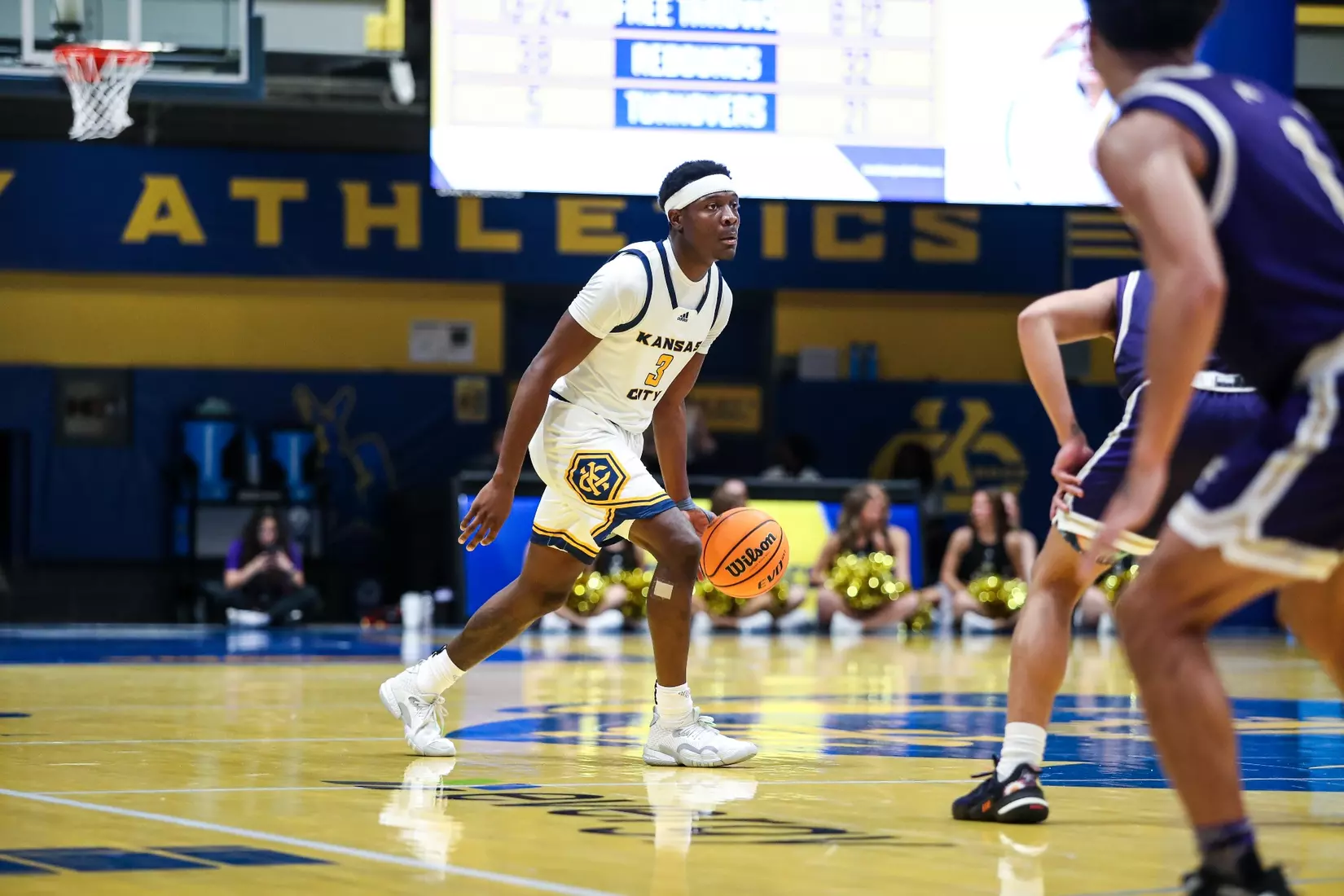 Kansas City Men's Basketball opened the 2023-24 season with a 79-48 home victory over Avila on Nov. 6, 2023.