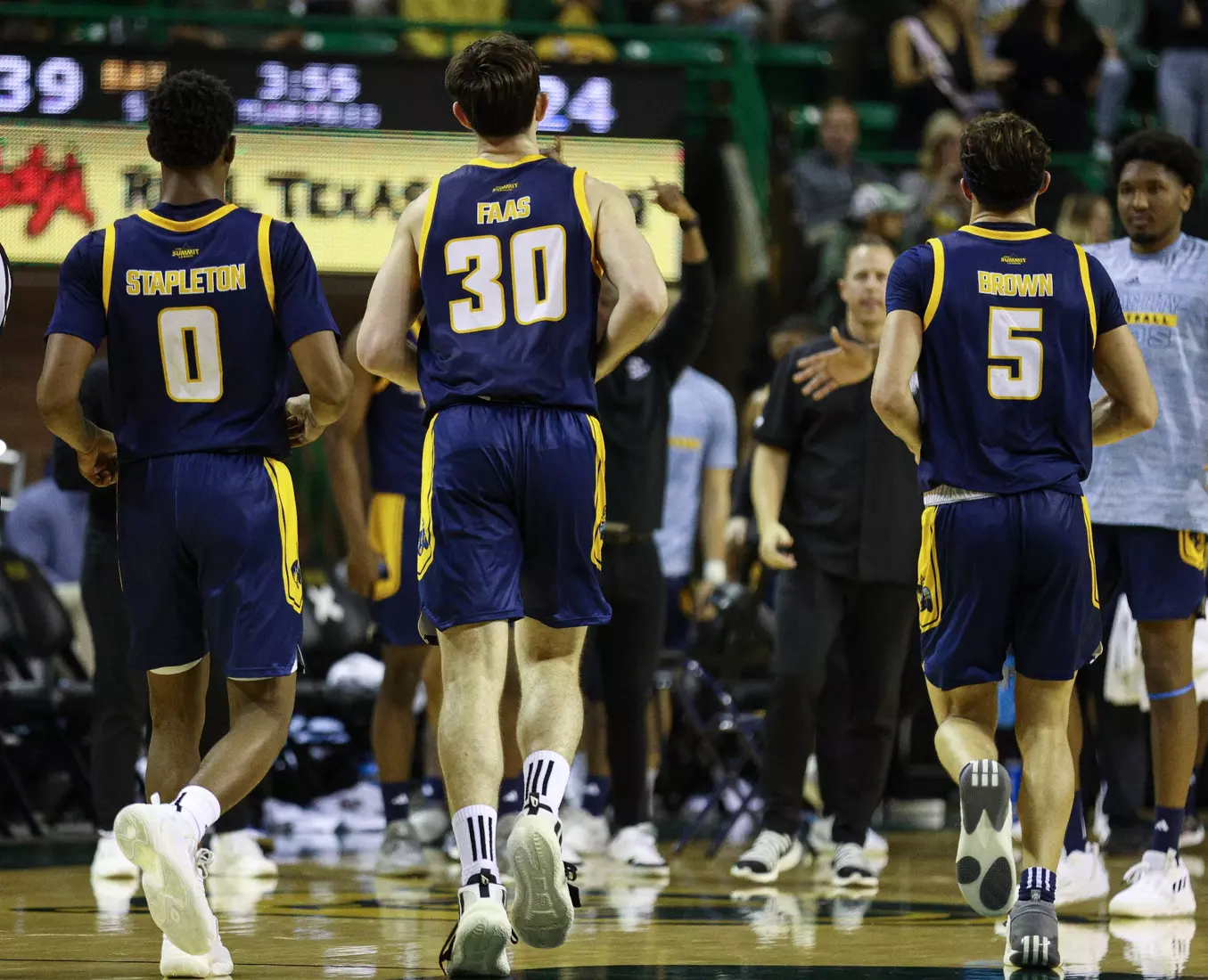 Kansas City Men's Basketball suffered its first loss of the season at the hands of Baylor on Nov. 14, 2023.