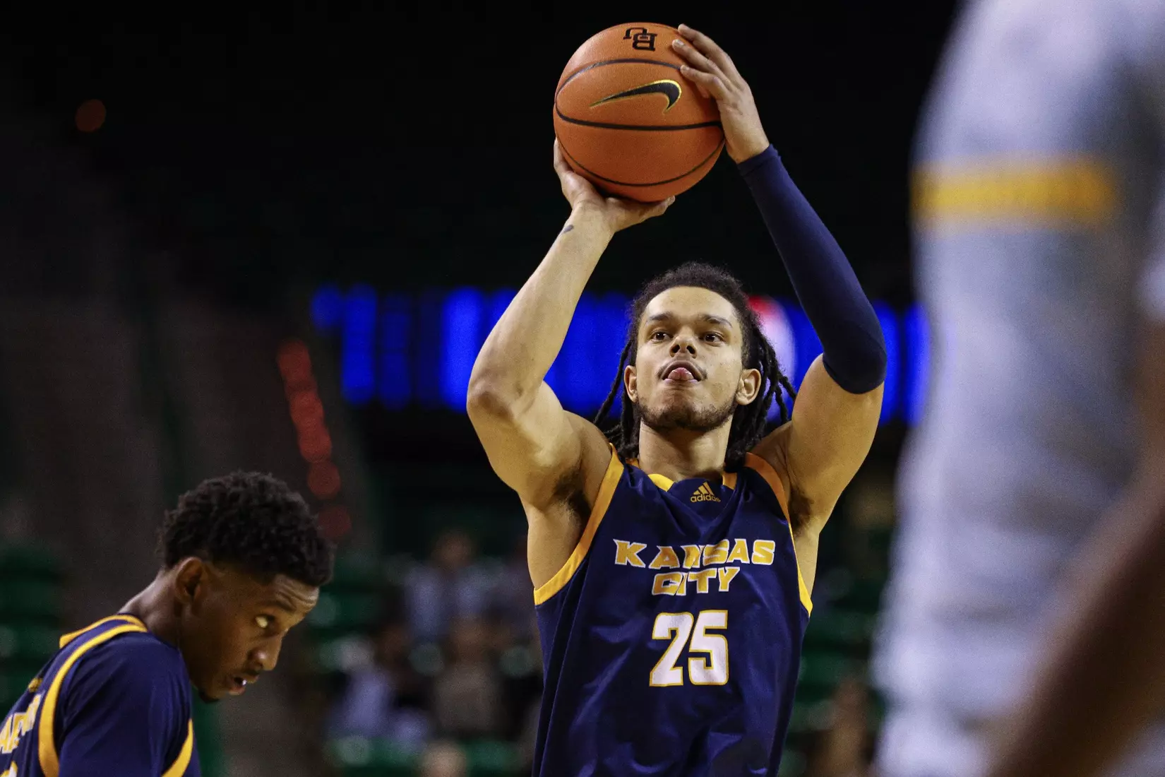 Kansas City Men's Basketball suffered its first loss of the season at the hands of Baylor on Nov. 14, 2023.