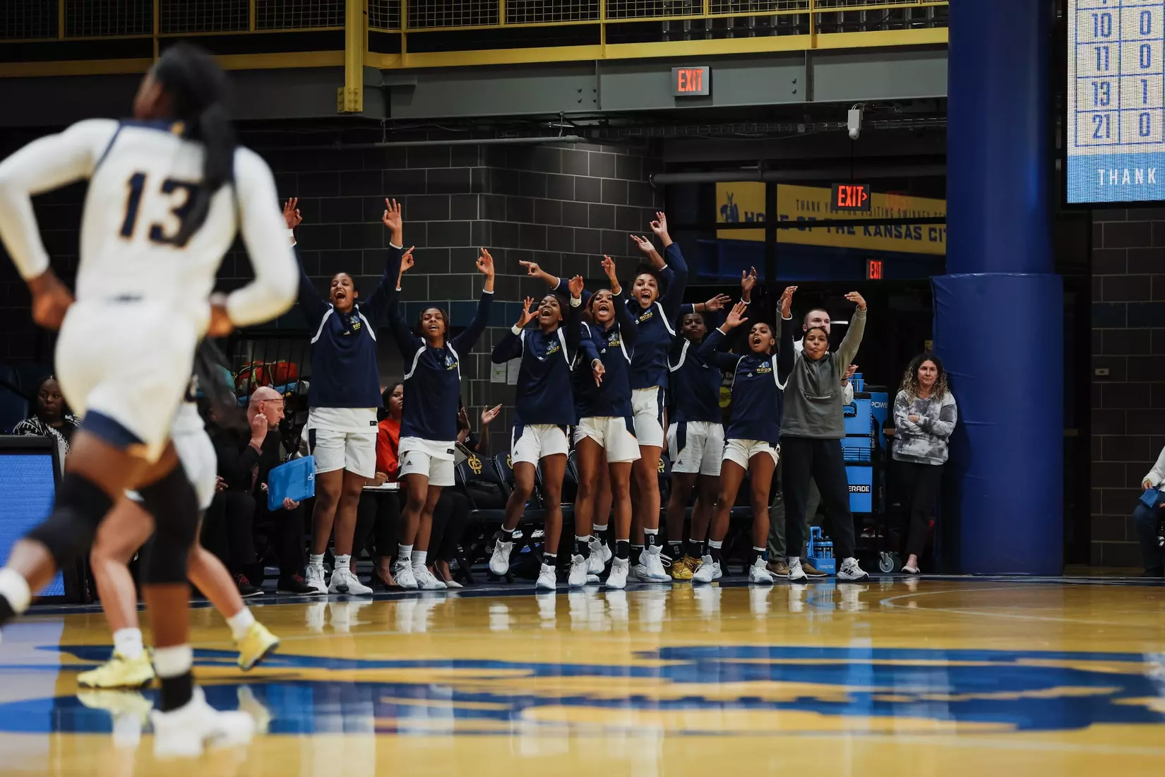 Kansas City Women's Basketball fell at the hands of Utah State on a last-second buzzer-beater on Nov. 14, 2023.