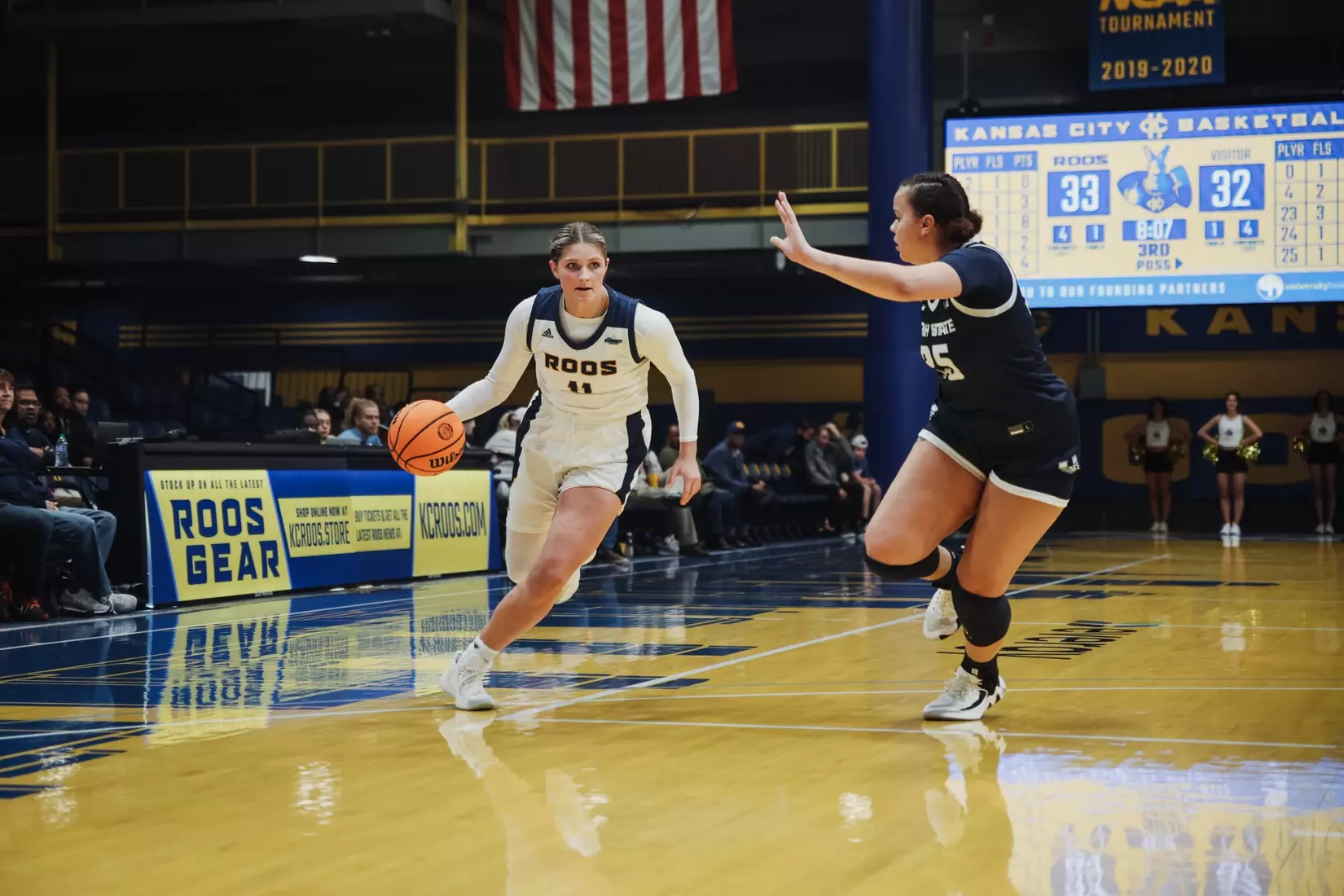 Kansas City Women's Basketball fell at the hands of Utah State on a last-second buzzer-beater on Nov. 14, 2023.