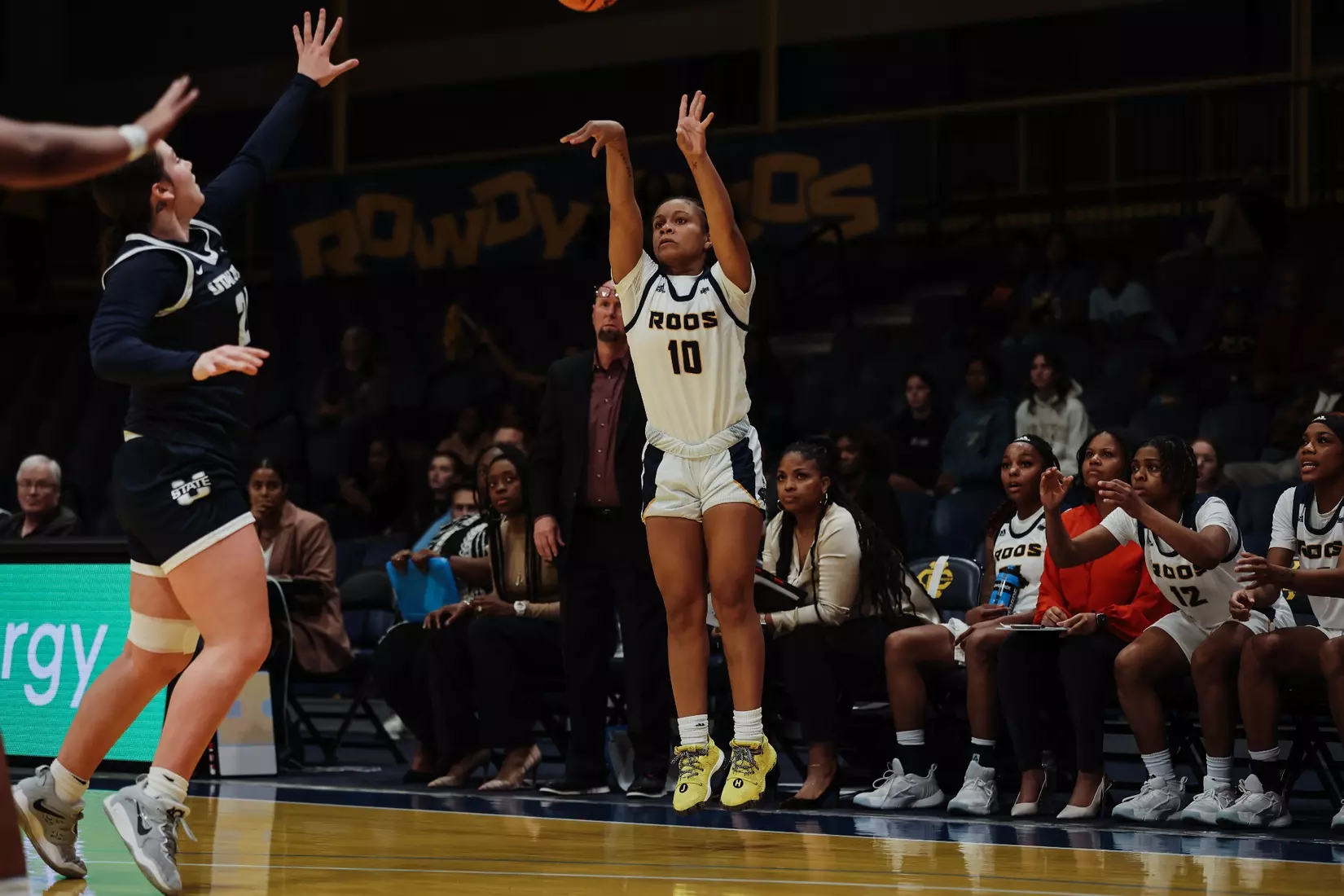 Kansas City Women's Basketball fell at the hands of Utah State on a last-second buzzer-beater on Nov. 14, 2023.