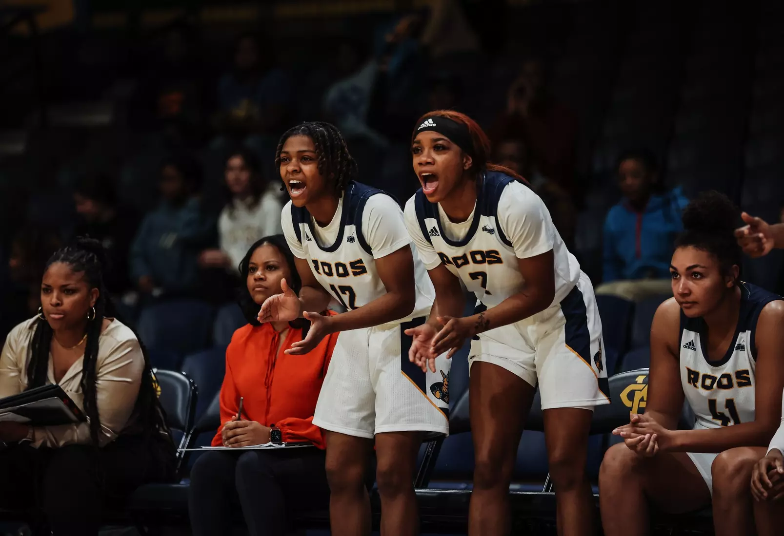 Kansas City Women's Basketball fell at the hands of Utah State on a last-second buzzer-beater on Nov. 14, 2023.