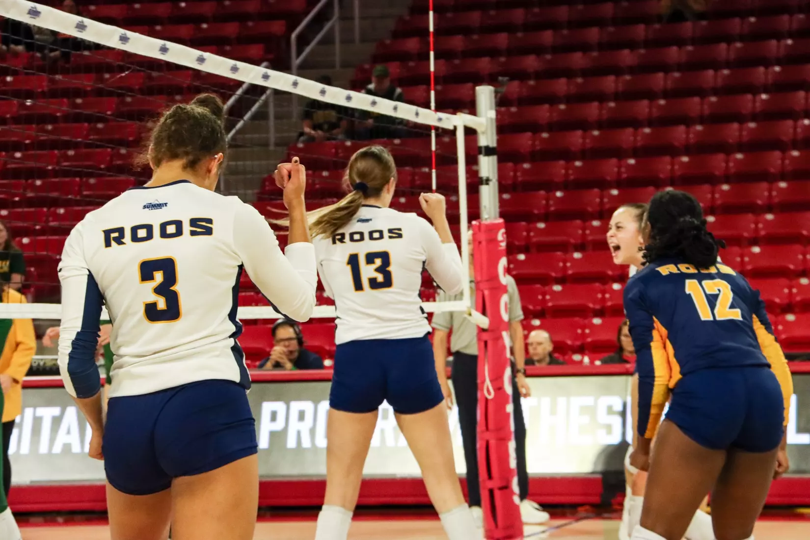 Kansas City Volleyball took down #5 North Dakota State and qualified to the second conference title match in program history on Nov. 20, 2023.