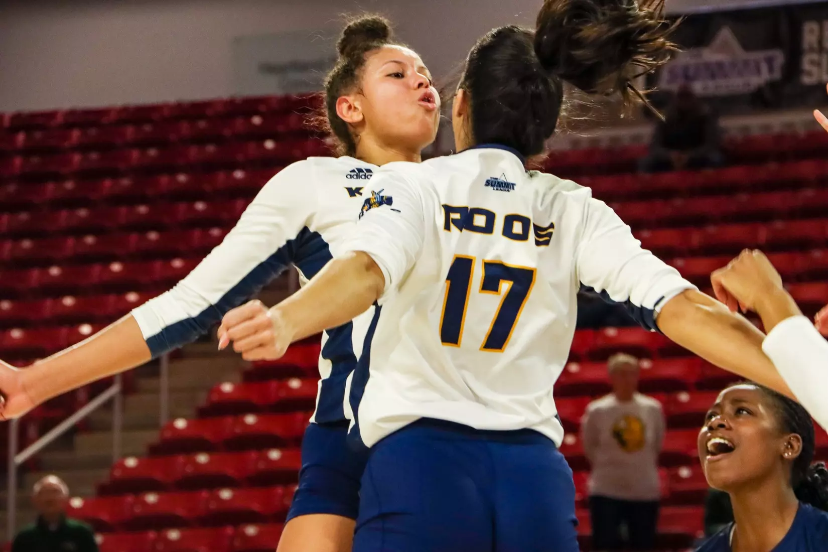 Kansas City Volleyball took down #5 North Dakota State and qualified to the second conference title match in program history on Nov. 20, 2023.