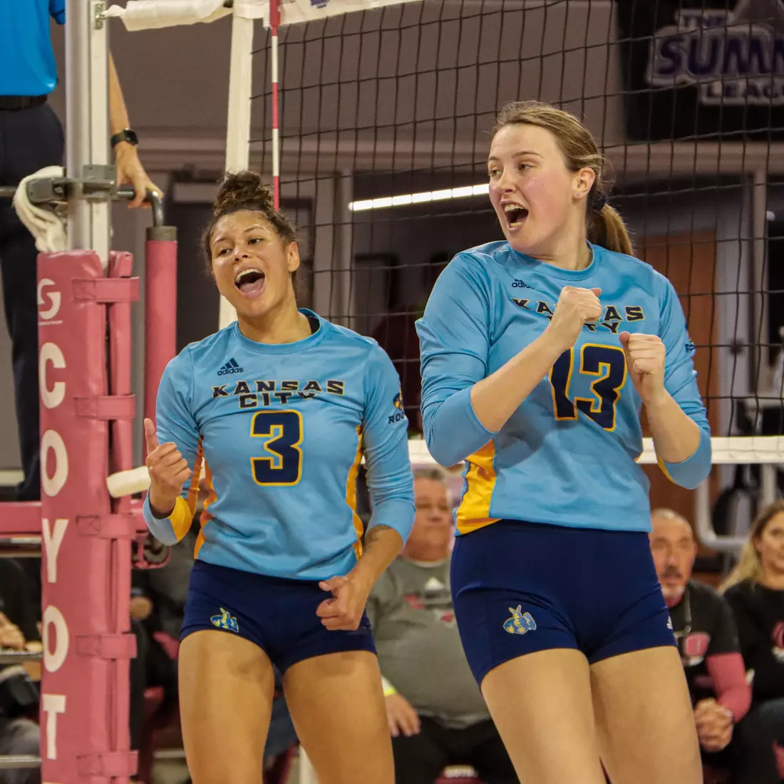 Kansas City Volleyball took the first two sets but could not bring home the championship against #2 Omaha on Nov. 21, 2023.