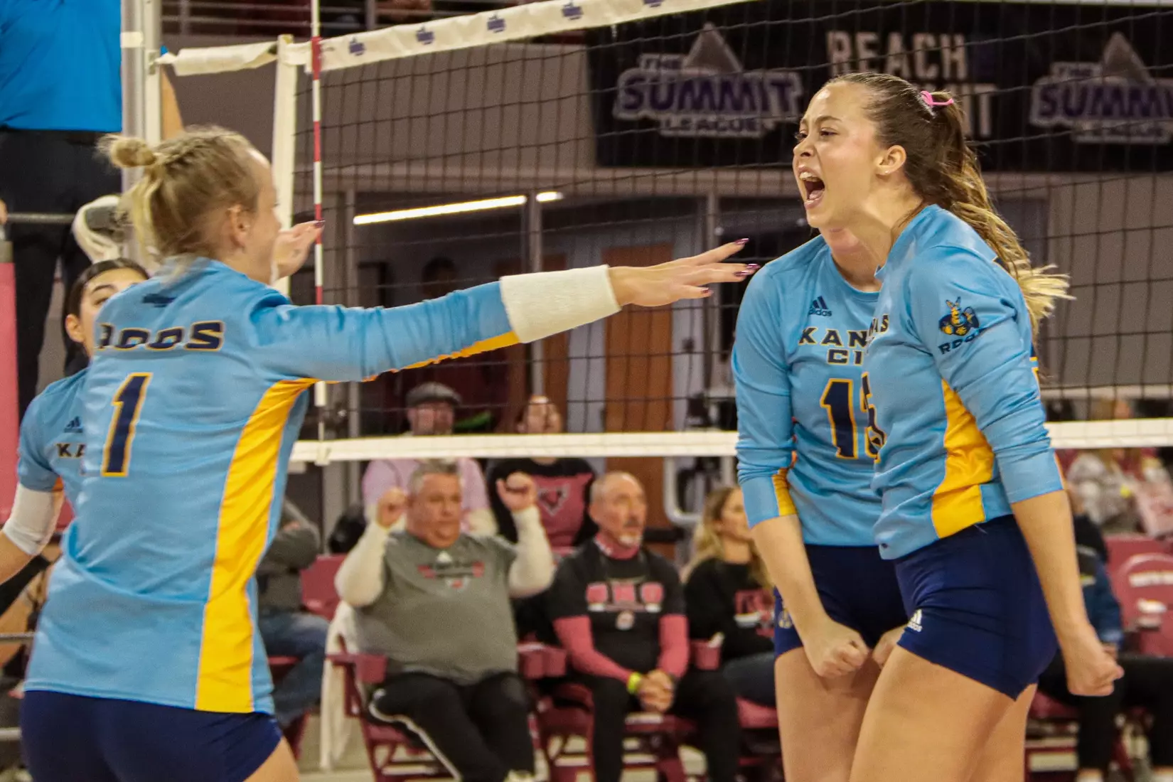 Kansas City Volleyball took the first two sets but could not bring home the championship against #2 Omaha on Nov. 21, 2023.