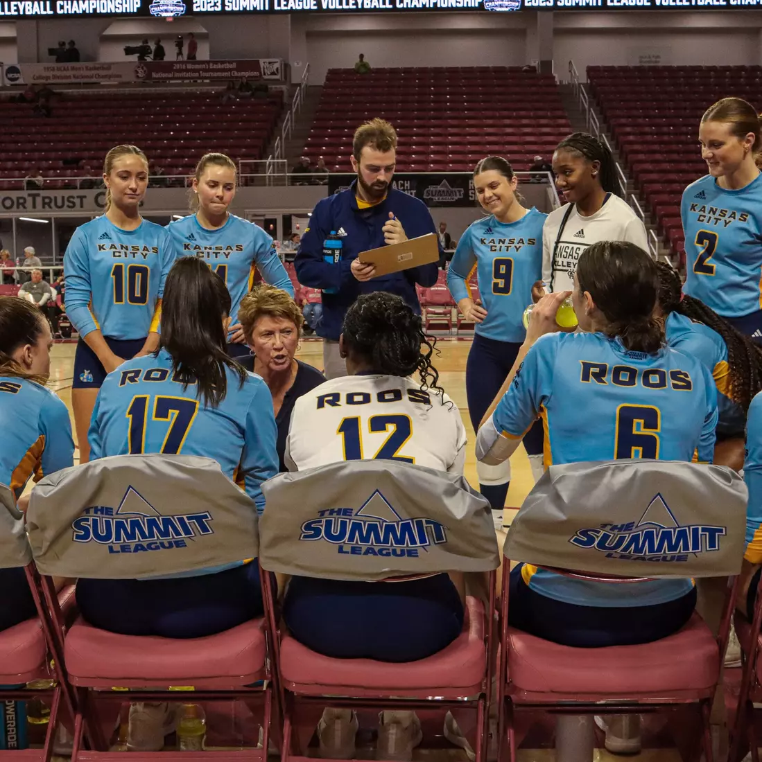 Kansas City Volleyball took the first two sets but could not bring home the championship against #2 Omaha on Nov. 21, 2023.