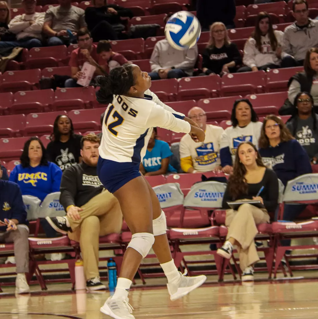 Kansas City Volleyball took the first two sets but could not bring home the championship against #2 Omaha on Nov. 21, 2023.