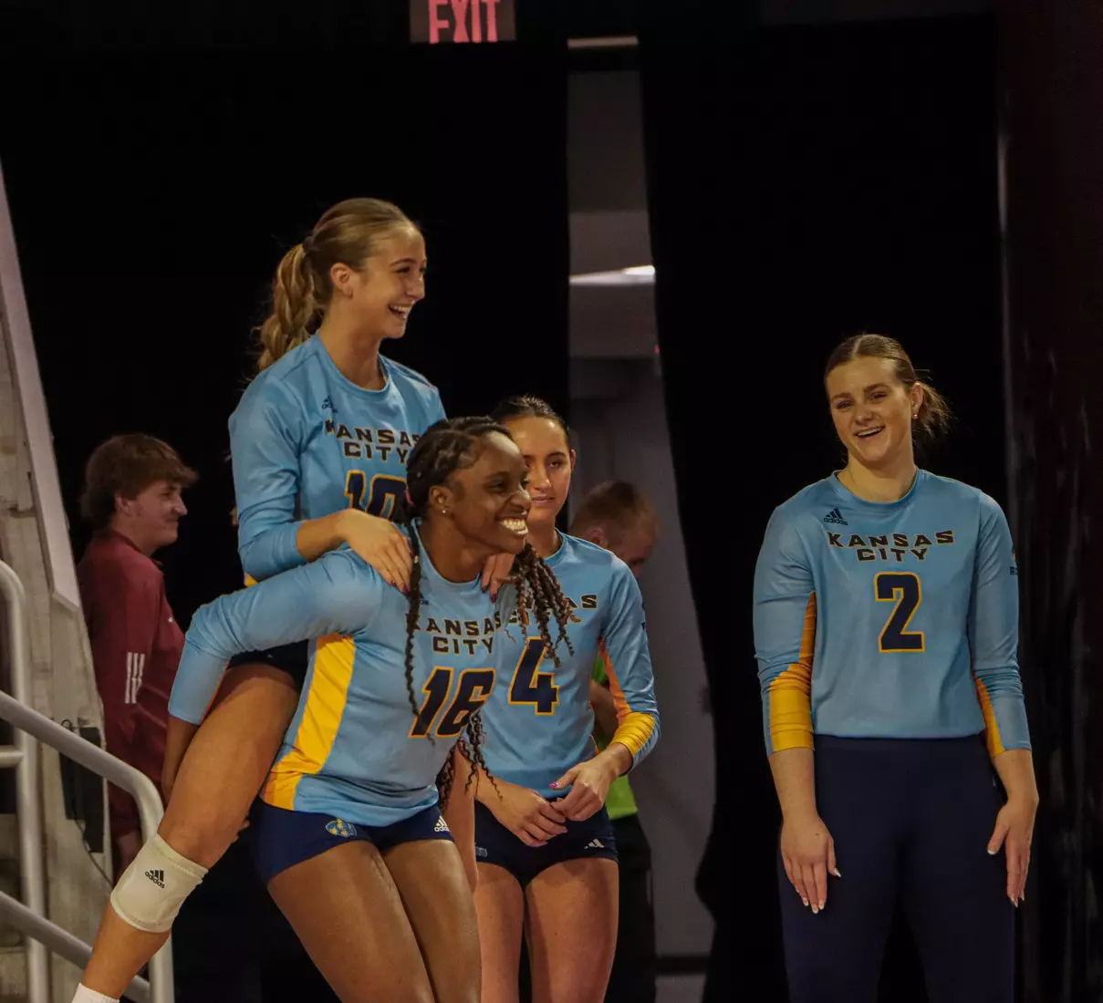 Kansas City Volleyball took the first two sets but could not bring home the championship against #2 Omaha on Nov. 21, 2023.