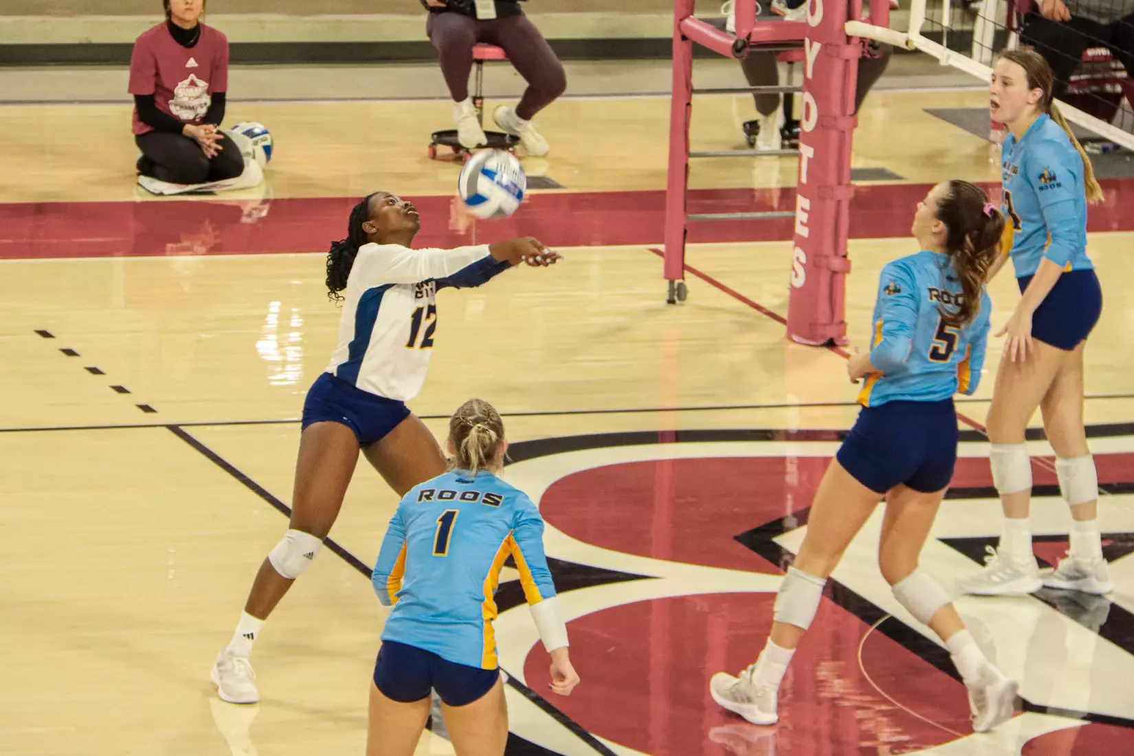 Kansas City Volleyball took the first two sets but could not bring home the championship against #2 Omaha on Nov. 21, 2023.