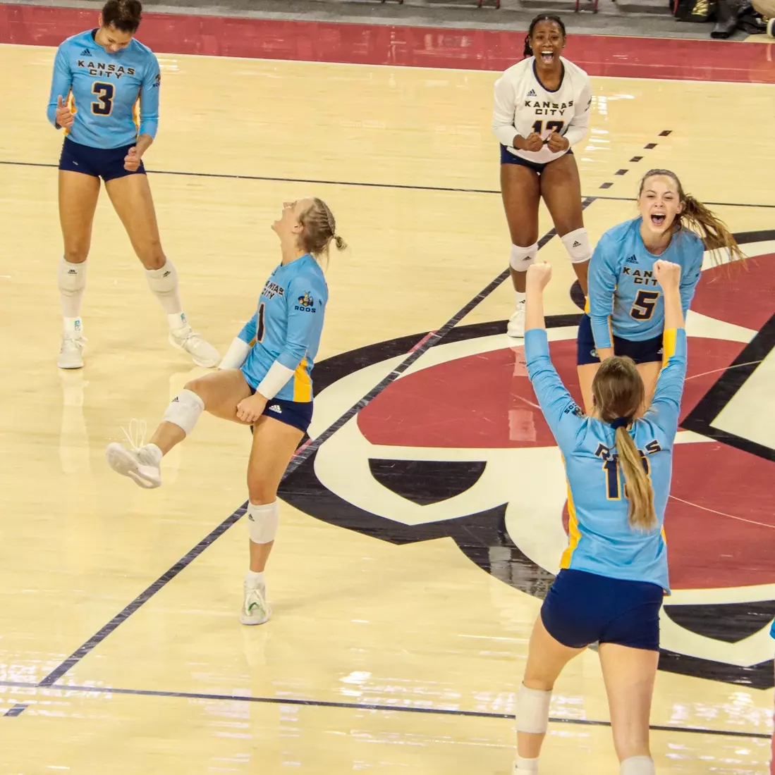 Kansas City Volleyball took the first two sets but could not bring home the championship against #2 Omaha on Nov. 21, 2023.
