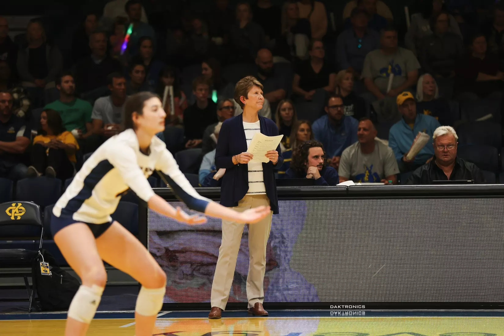 Kansas City Volleyball fell to Omaha in four sets on Nov. 2, 2023.