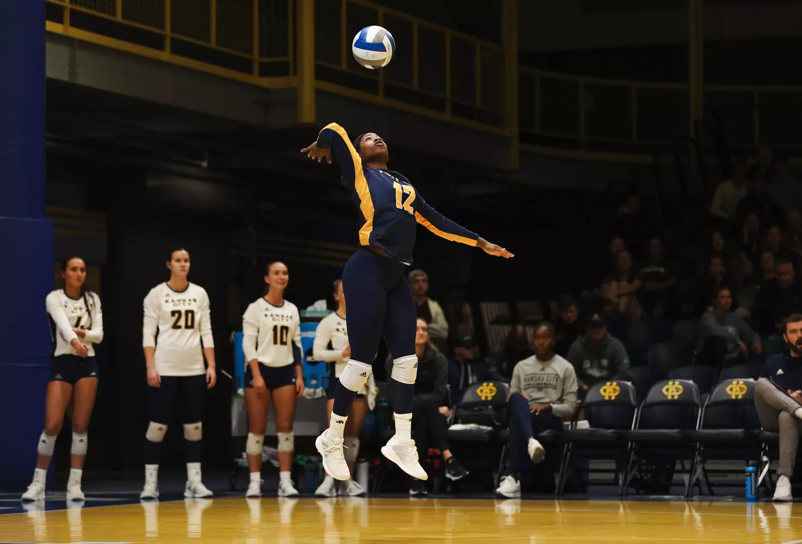 Kansas City Volleyball fell to Omaha in four sets on Nov. 2, 2023.