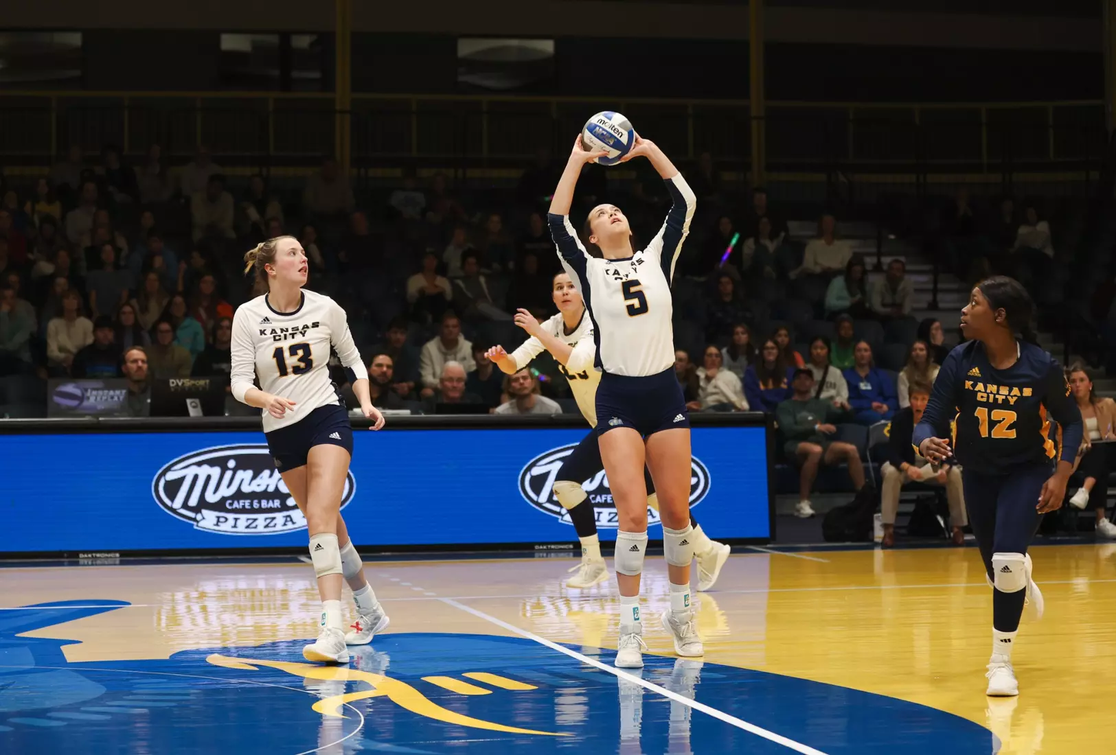 Kansas City Volleyball fell to Omaha in four sets on Nov. 2, 2023.