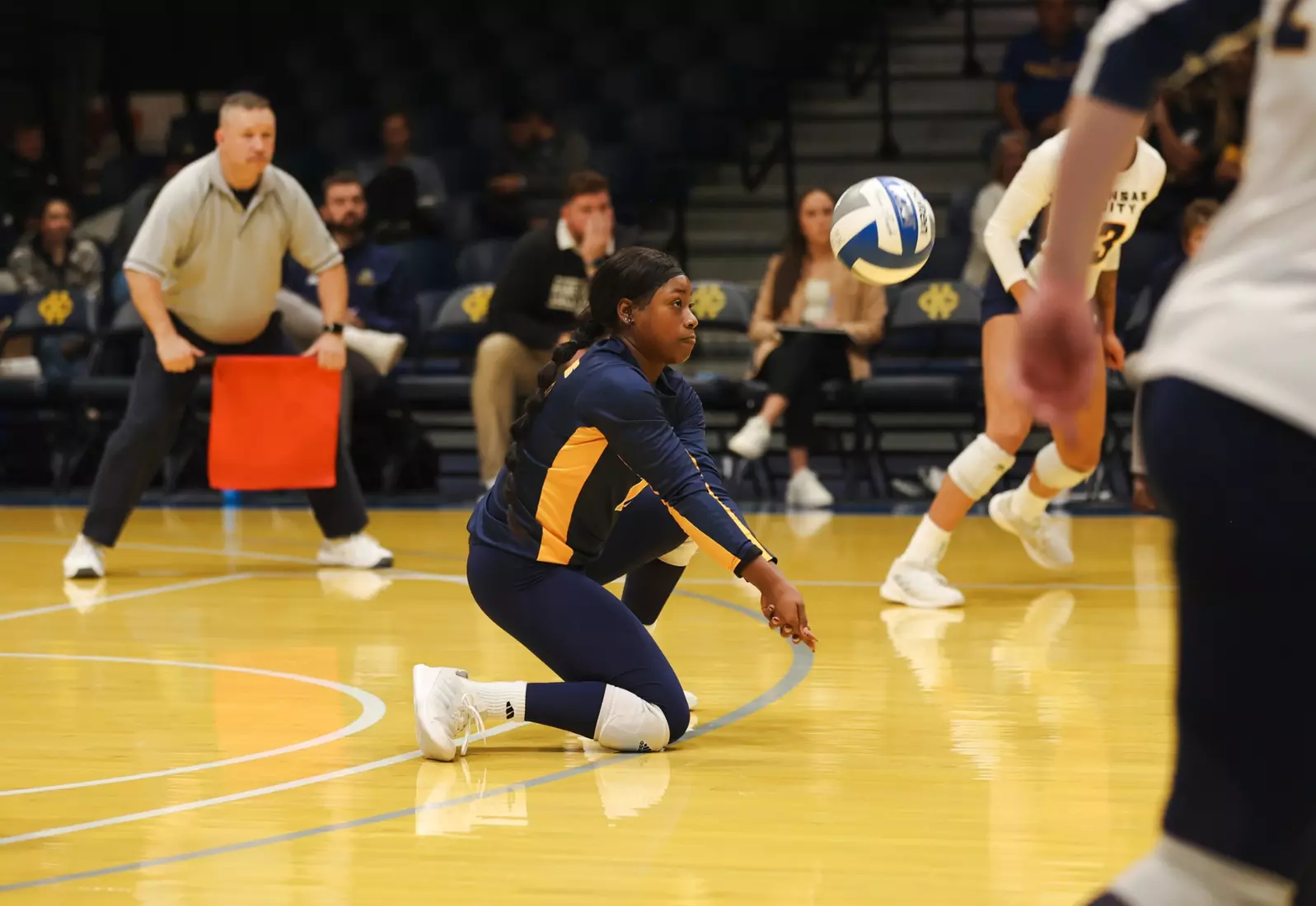 Kansas City Volleyball fell to Omaha in four sets on Nov. 2, 2023.