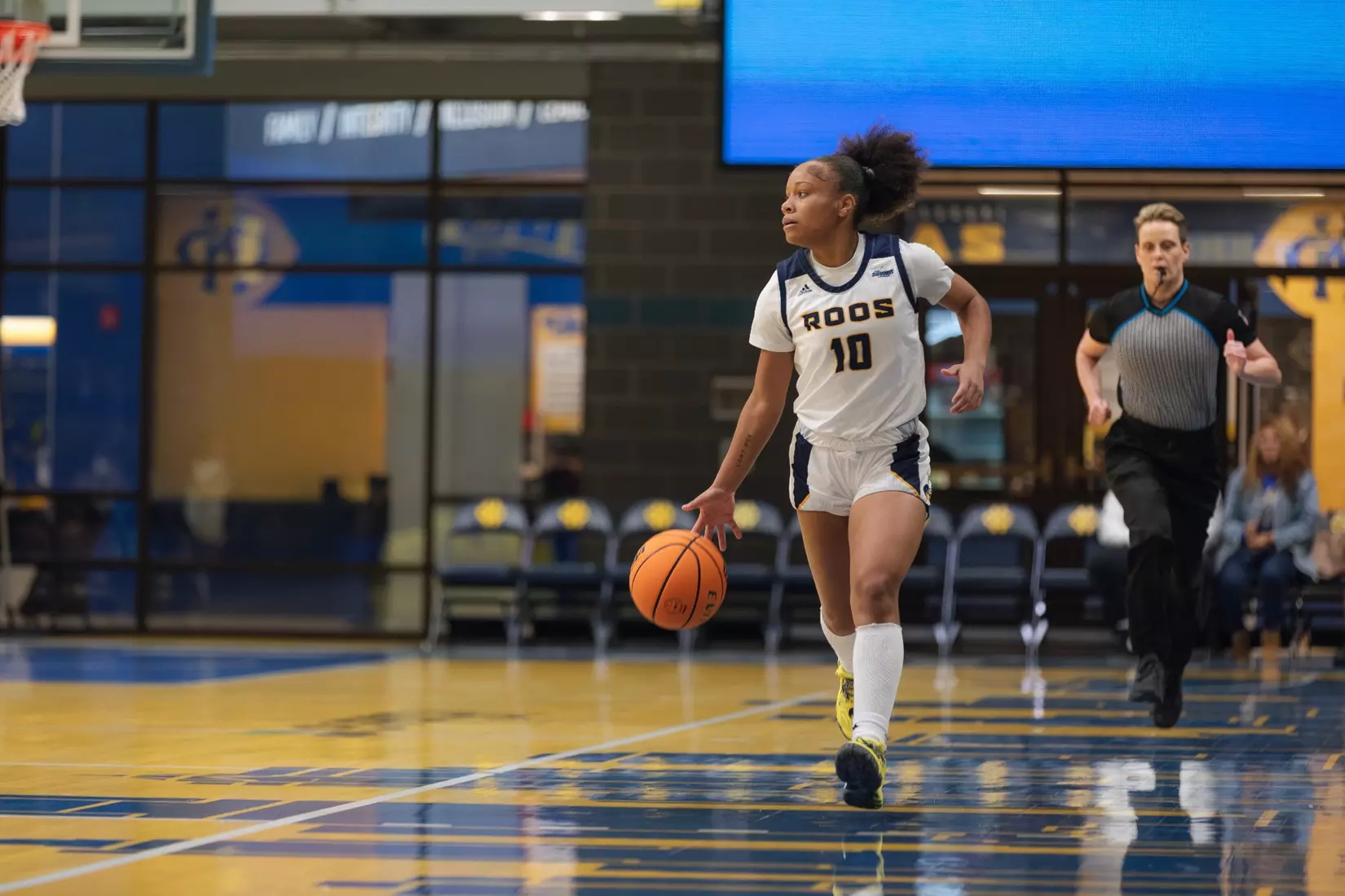 Kansas City Women's Basketball won its third-straight game and moved to .500 on the season with a 68-60 win over Western Illinois on Dec. 10, 2023.