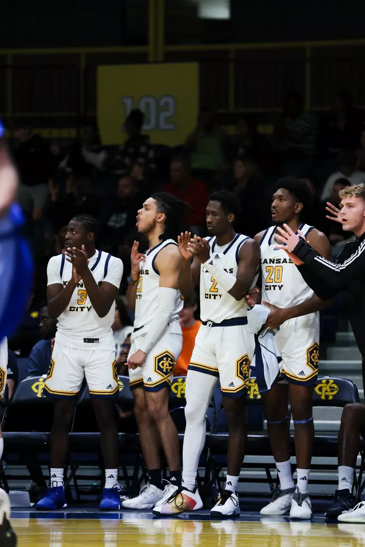 Kansas City Men's Basketball used a 29-point outing from Jamar Brown to move past Tabor College, 80-57 on Dec. 12, 2023.