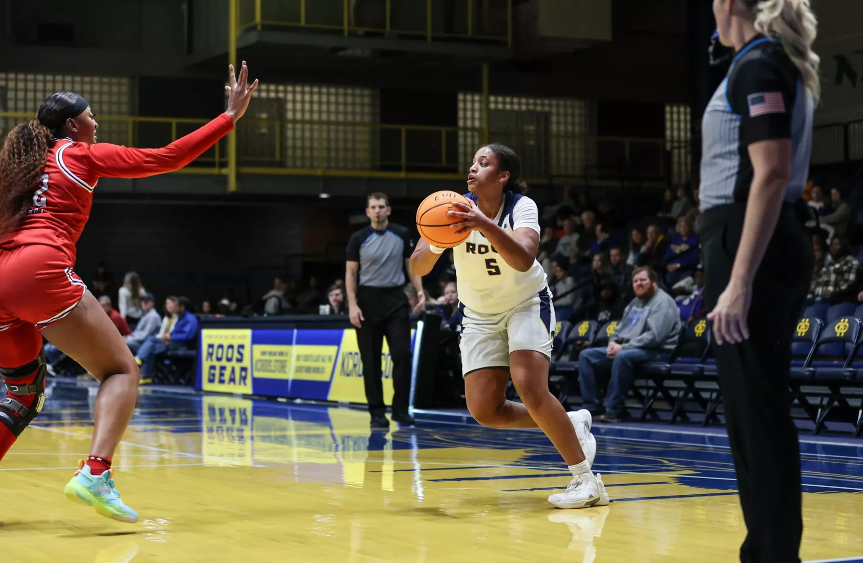 Kansas City Women's Basketball held on down the stretch to pick up a win against Arkansas State, 62-57 on Dec. 2, 2023.