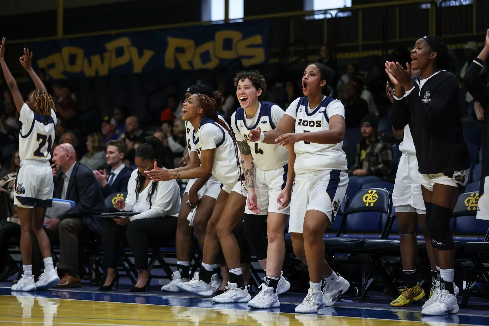 Kansas City Women's Basketball held on down the stretch to pick up a win against Arkansas State, 62-57 on Dec. 2, 2023.