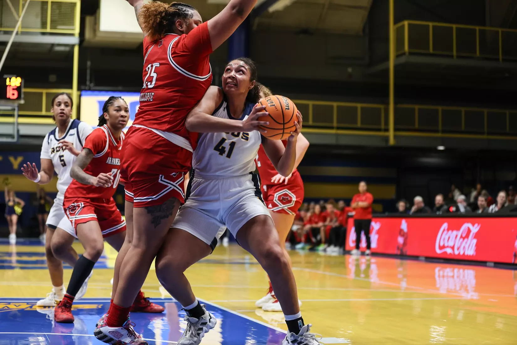 Kansas City Women's Basketball held on down the stretch to pick up a win against Arkansas State, 62-57 on Dec. 2, 2023.