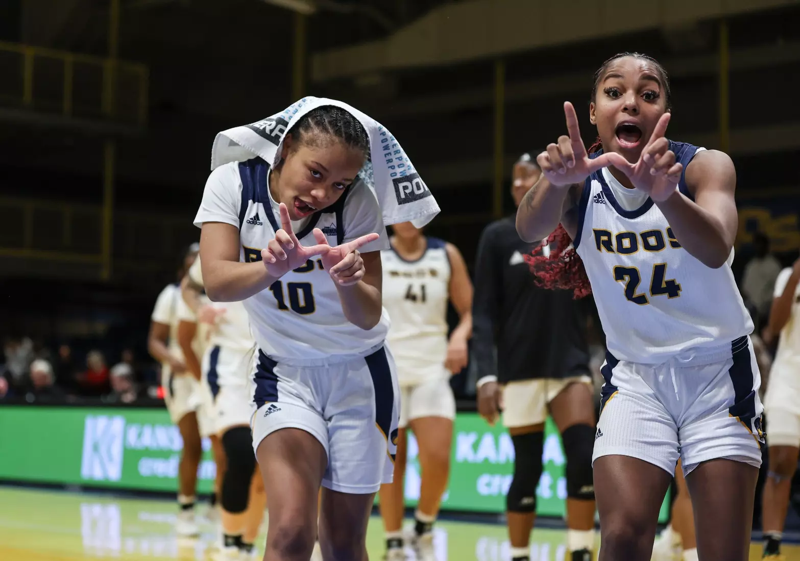 Kansas City Women's Basketball held on down the stretch to pick up a win against Arkansas State, 62-57 on Dec. 2, 2023.