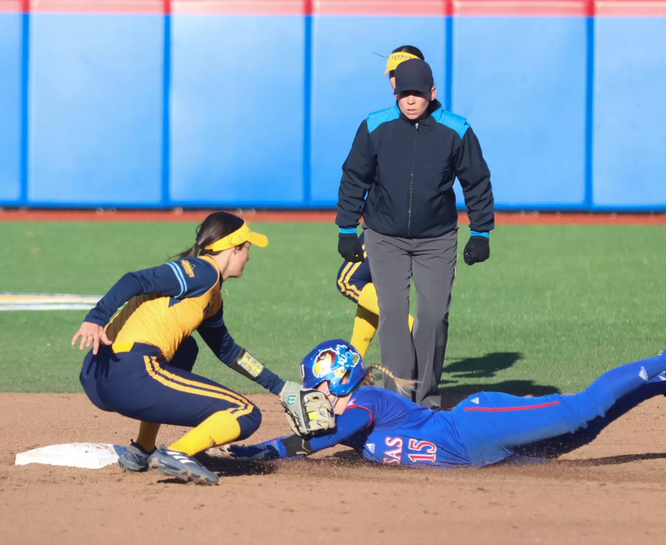 Kansas City Softball takes on KU and Nebraska in the Rock Chalk Challenge.