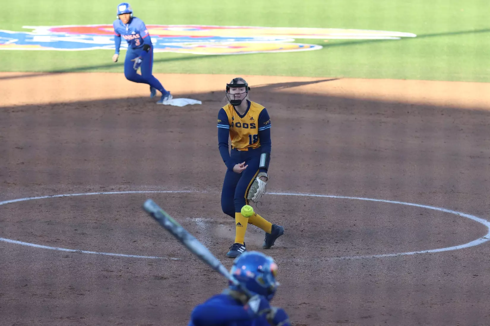 Kansas City Softball takes on KU and Nebraska in the Rock Chalk Challenge.
