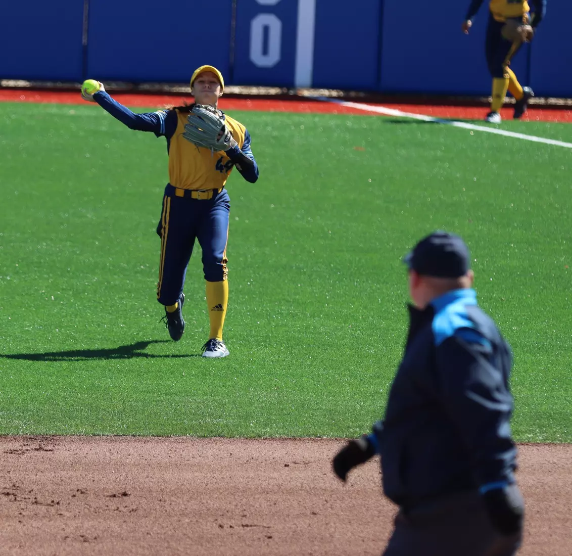 Kansas City Softball takes on KU and Nebraska in the Rock Chalk Challenge. f