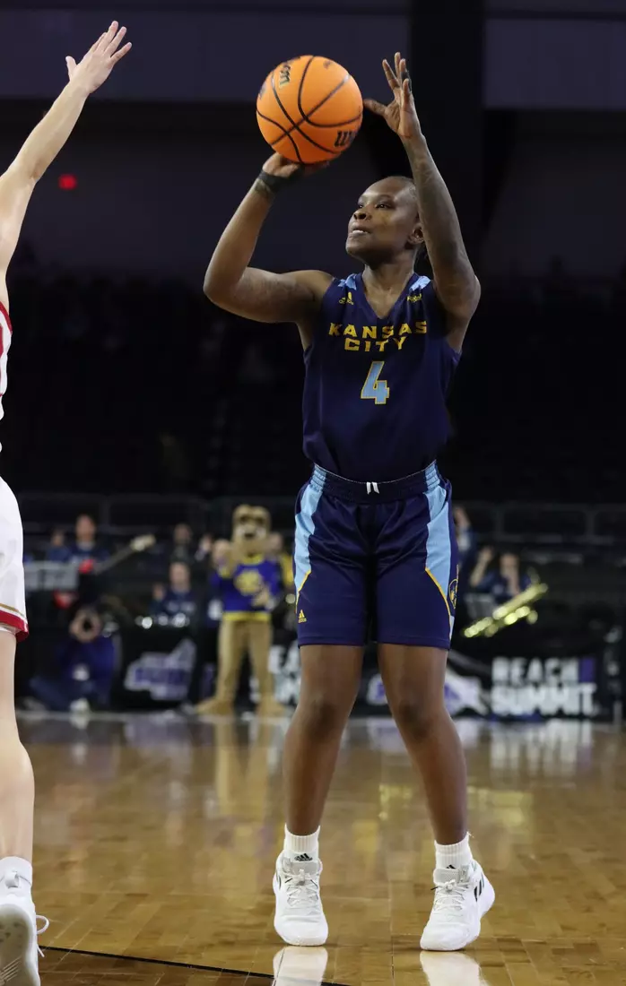 Kansas City Women's Basketball vs. Denver in the first round of the Summit League Championship. The Roos won on a buzzer beater, 66 - 65.