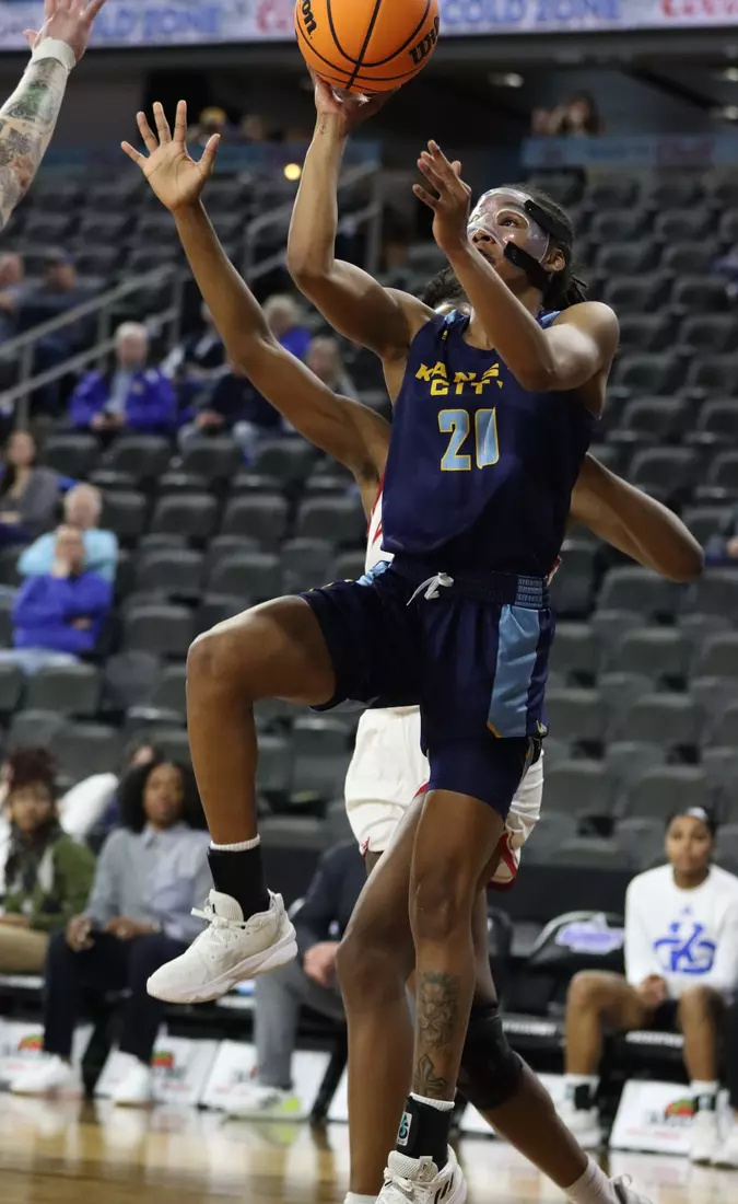 Kansas City Women's Basketball vs. Denver in the first round of the Summit League Championship. The Roos won on a buzzer beater, 66 - 65.