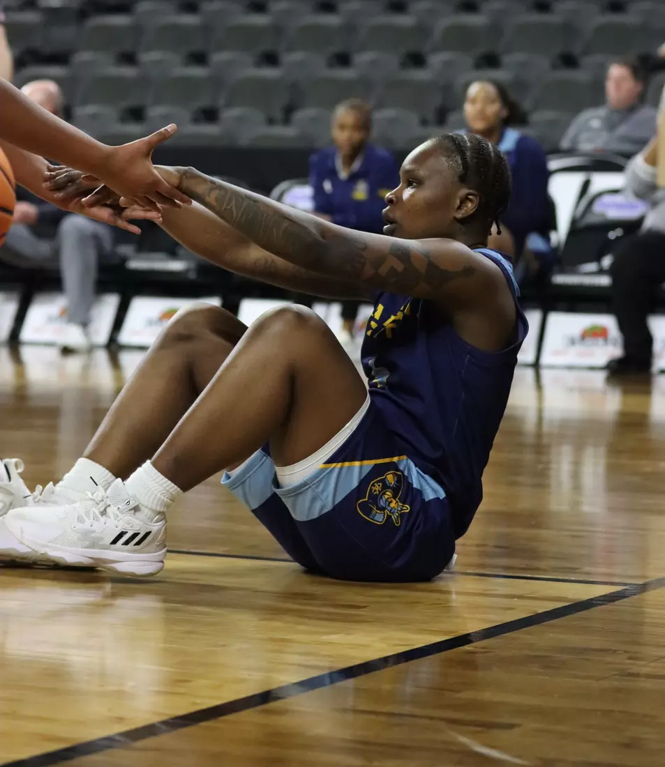 Kansas City Women's Basketball vs. Denver in the first round of the Summit League Championship. The Roos won on a buzzer beater, 66 - 65.