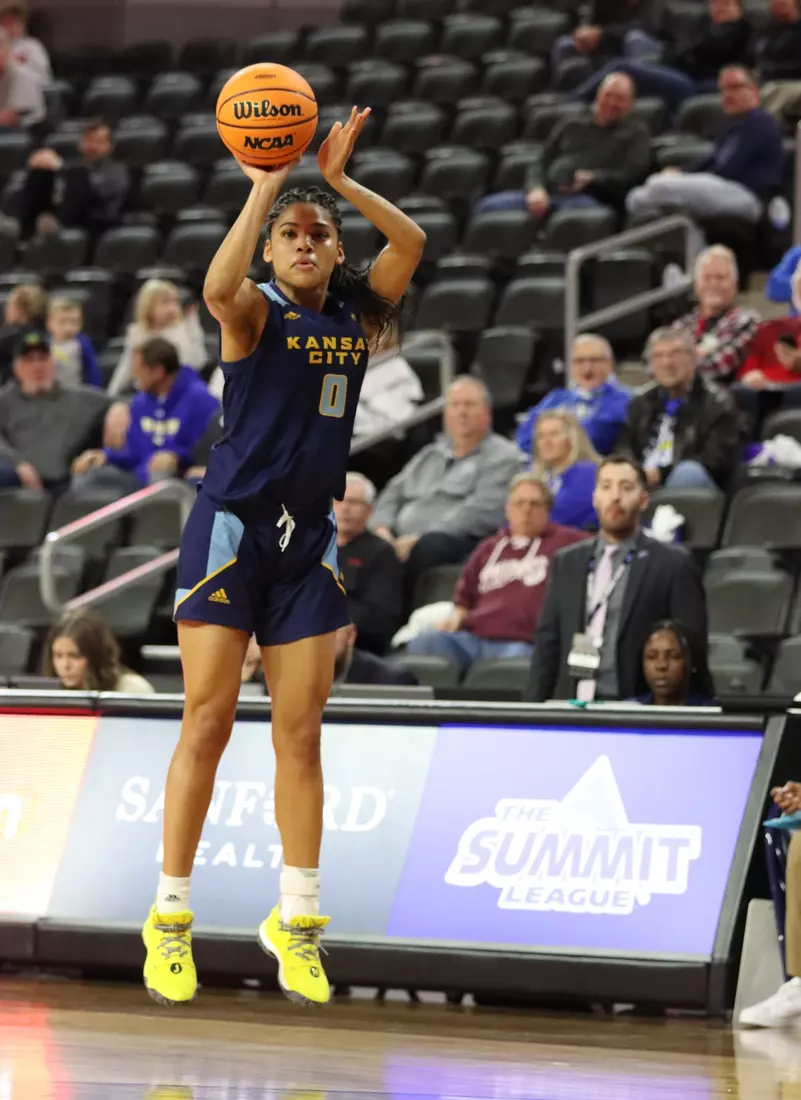 Kansas City Women's Basketball vs. Denver in the first round of the Summit League Championship. The Roos won on a buzzer beater, 66 - 65.