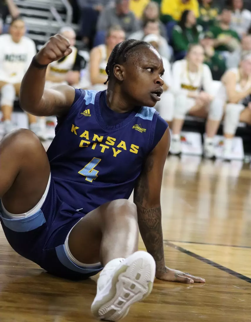 Kansas City Women's Basketball defeats North Dakota State in its second game of the Summit League Conference Tournament.