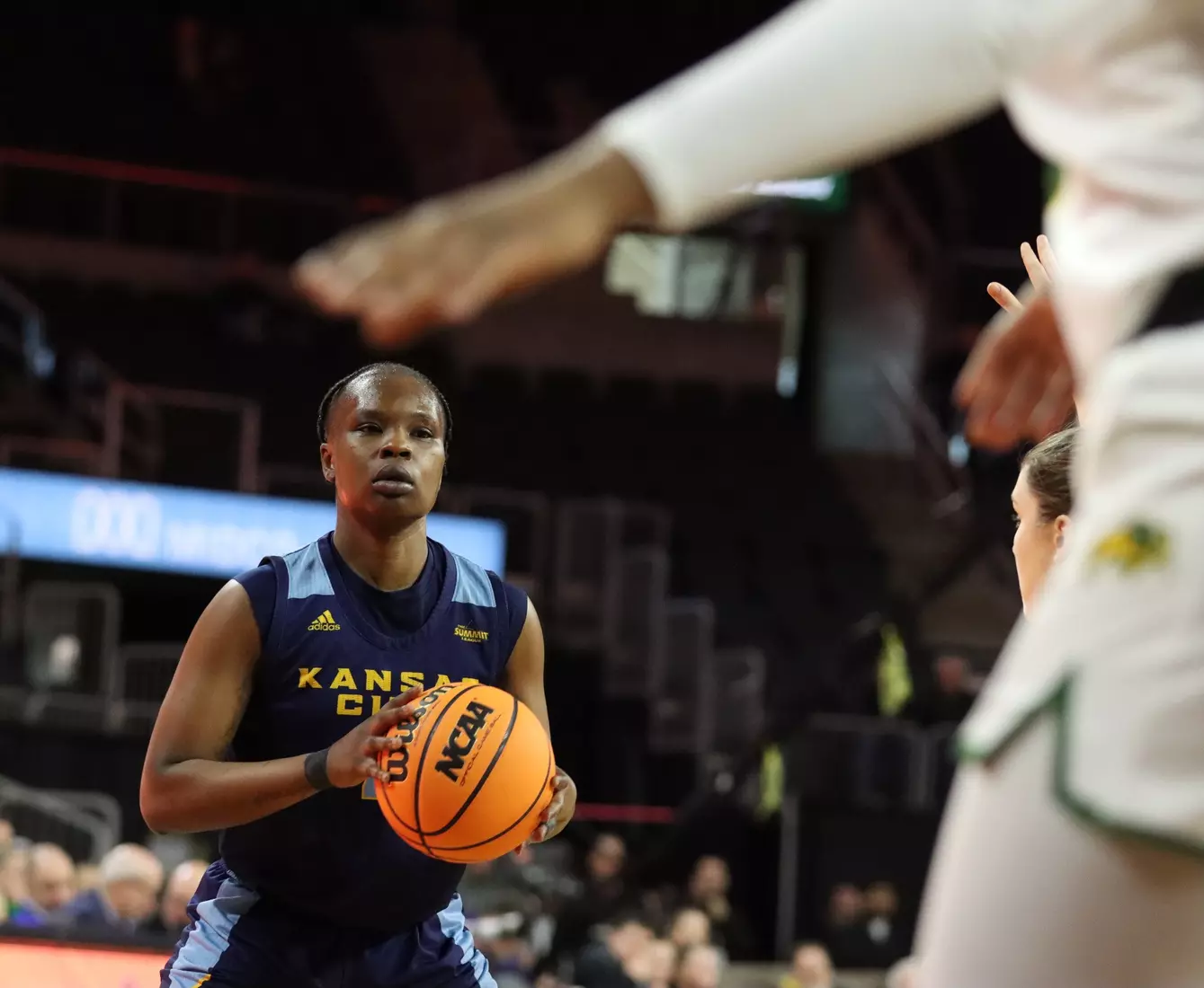 Kansas City Women's Basketball defeats North Dakota State in its second game of the Summit League Conference Tournament.