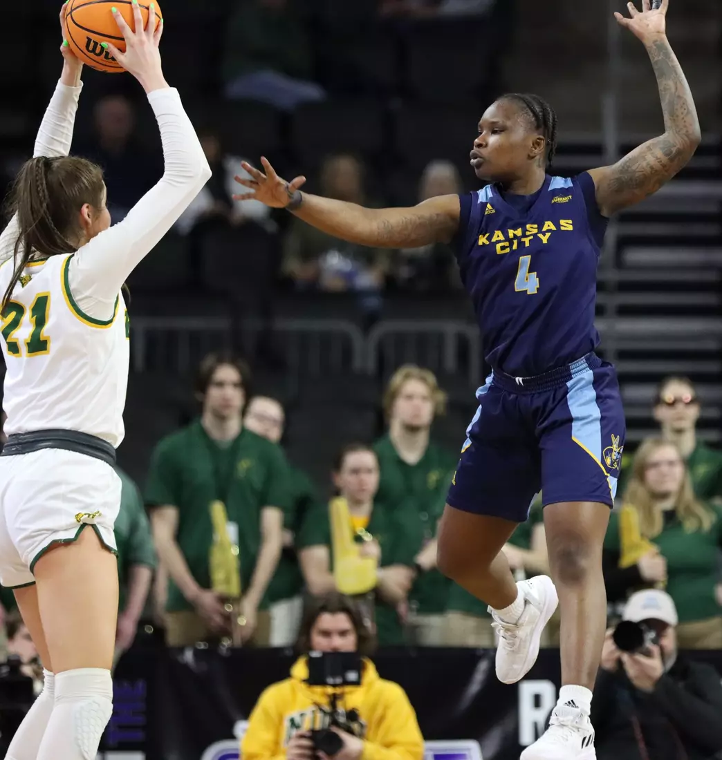 Kansas City Women's Basketball defeats North Dakota State in its second game of the Summit League Conference Tournament.