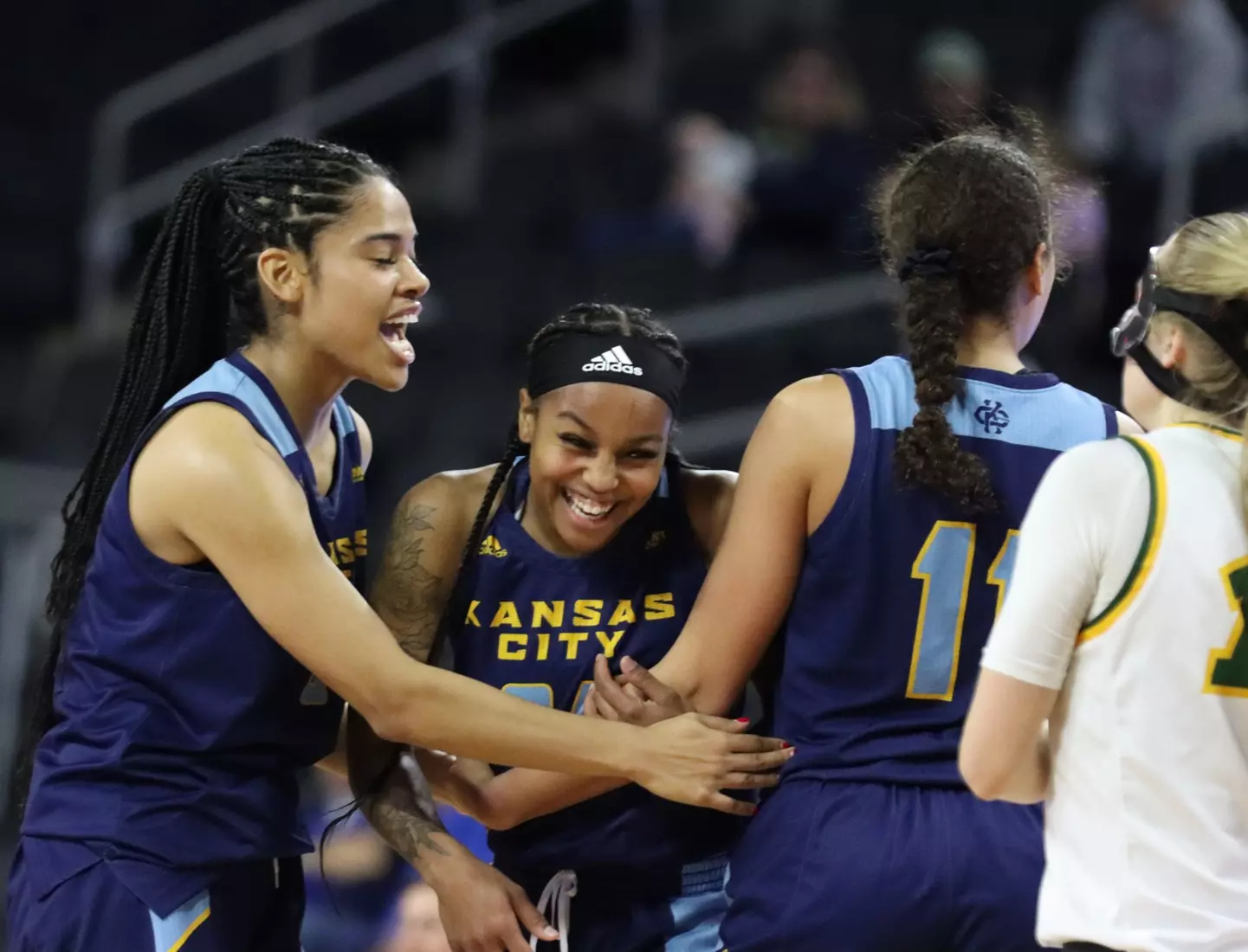 Kansas City Women's Basketball defeats North Dakota State in its second game of the Summit League Conference Tournament.
