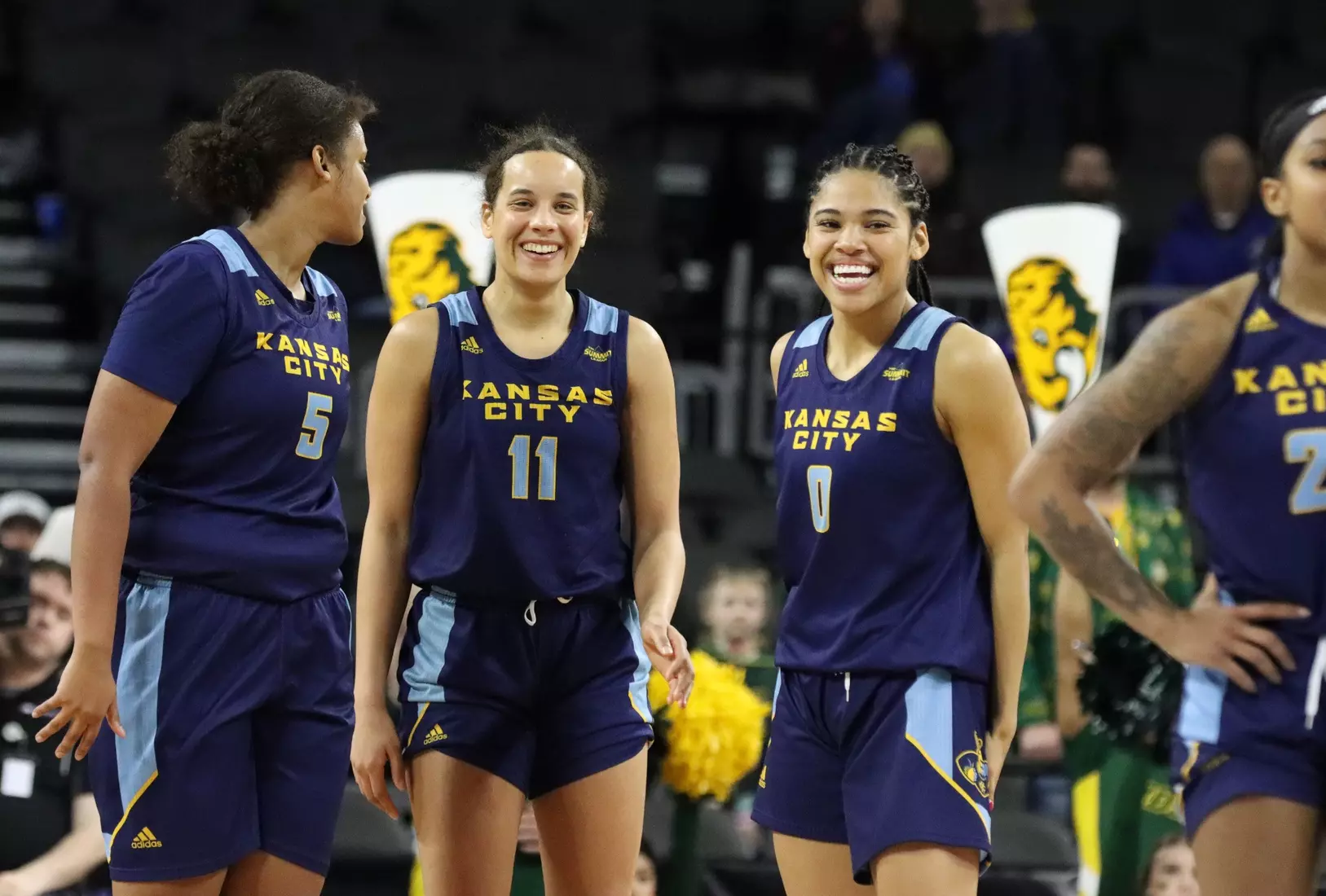 Kansas City Women's Basketball defeats North Dakota State in its second game of the Summit League Conference Tournament.