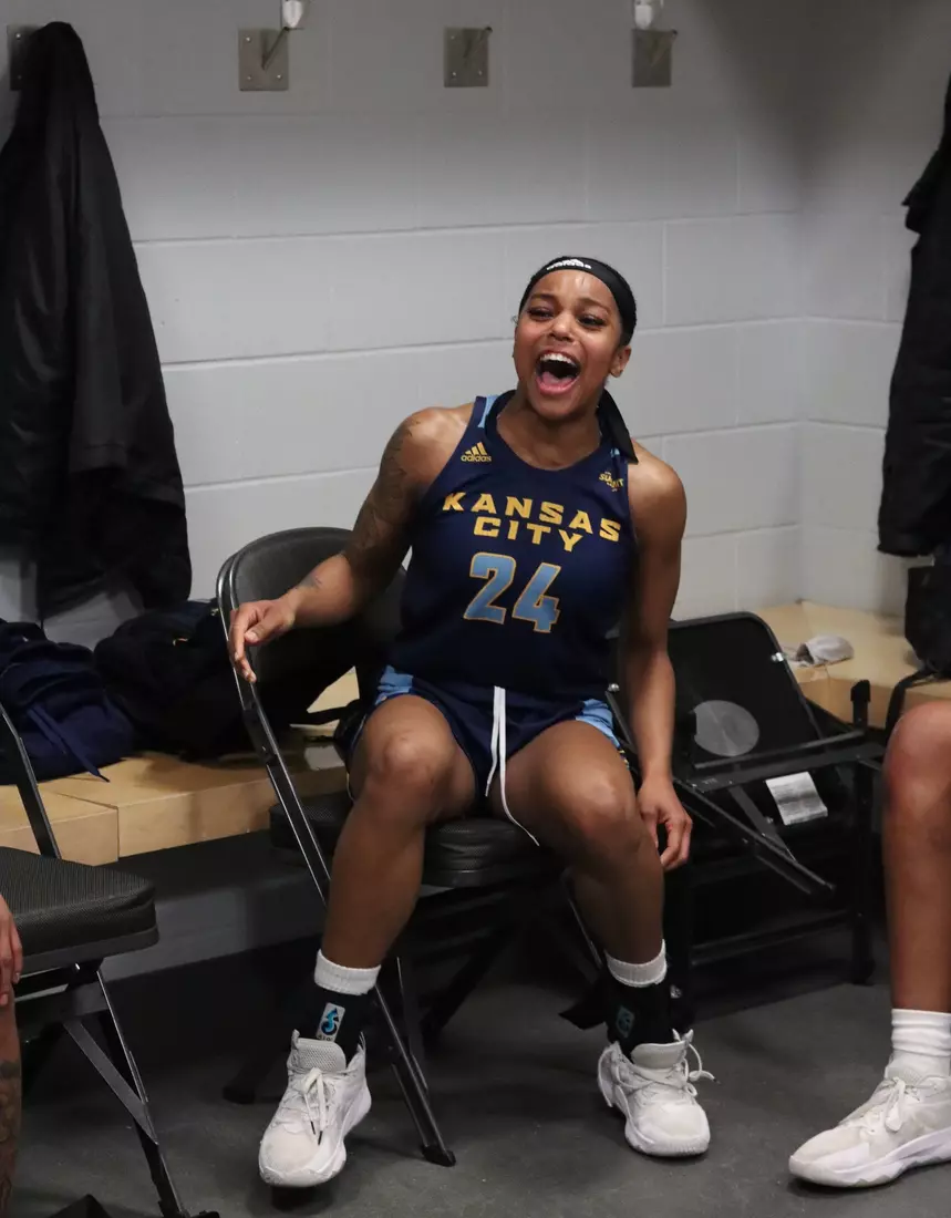 Kansas City Women's Basketball defeats North Dakota State in its second game of the Summit League Conference Tournament.