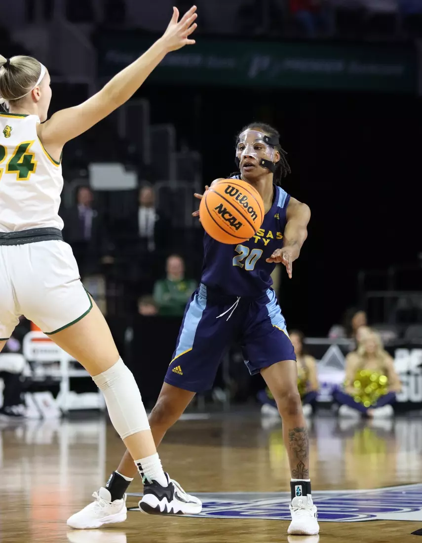 Kansas City Women's Basketball defeats North Dakota State in its second game of the Summit League Conference Tournament.