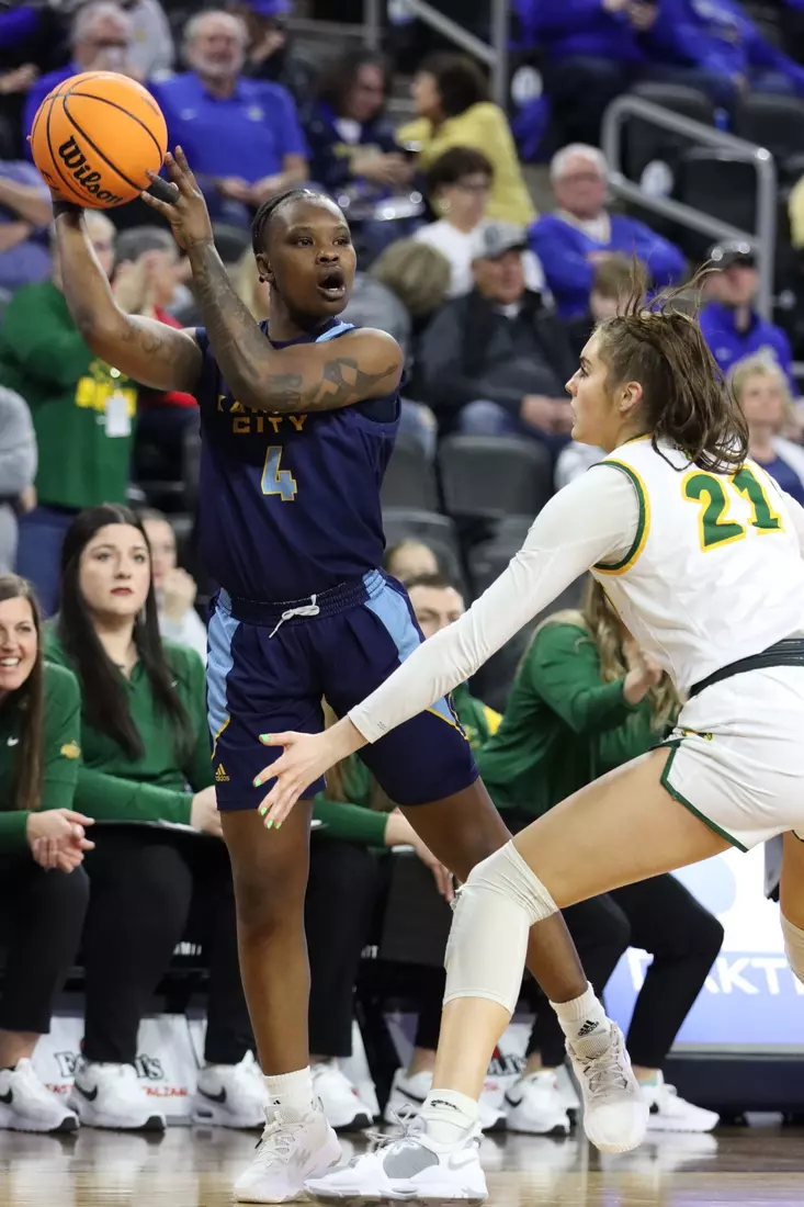 Kansas City Women's Basketball defeats North Dakota State in its second game of the Summit League Conference Tournament.