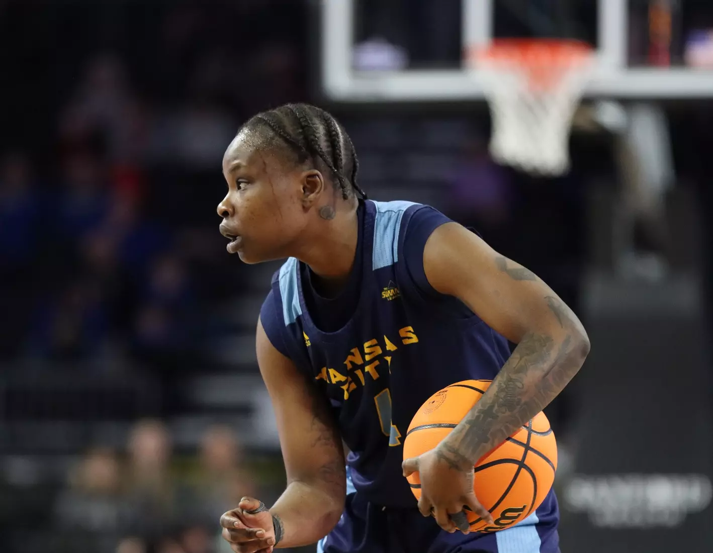 Kansas City Women's Basketball defeats North Dakota State in its second game of the Summit League Conference Tournament.