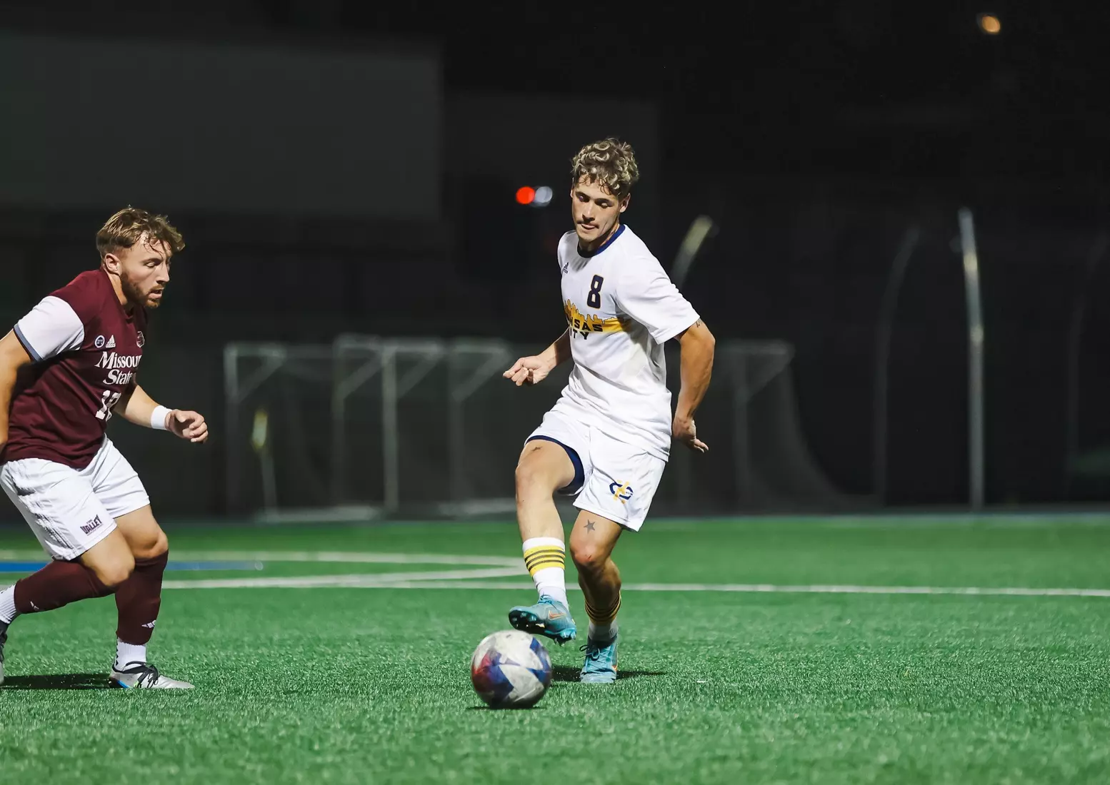 Kansas City Men's Soccer battled hard against No. 18 Missouri State, but eventually fell, 1-0.